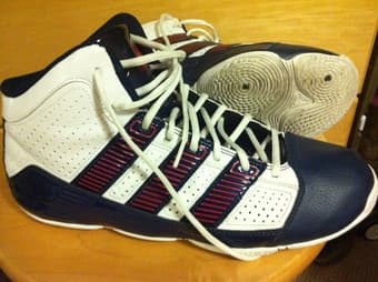 Adidas Backetball shoes size 10 Worn Once $45 2