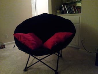 Soft Velvet Chair - $25 OBO 1