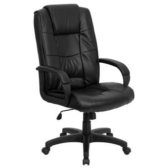 Leather office chair $35 1