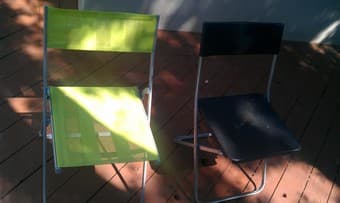 Indoor / outdoor chairs 2 for $10 1