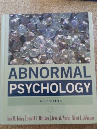 Abnormal Psychology Textbook - $30 OBO 1