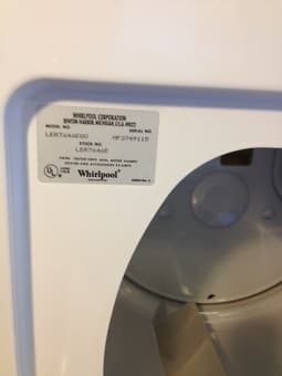 excellent condition Whirlpool electric dryer, for $100 3
