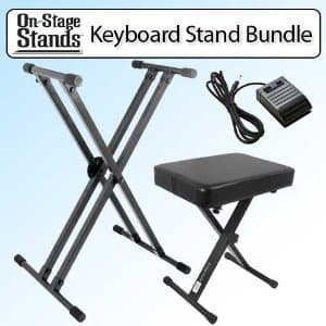Yamaha P-105 88-Key Weighted-Action Digital Piano + stand + stool $500 2