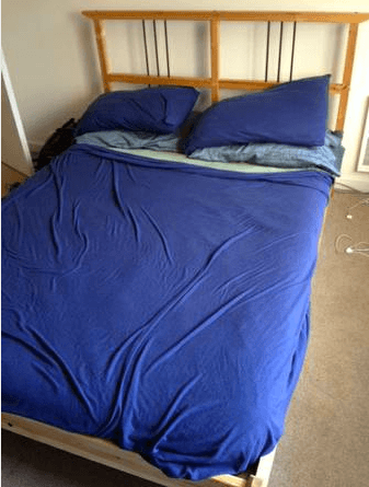 Pine Bed Frame, Slatted Bed Base, and Organic Mattress - $200 1