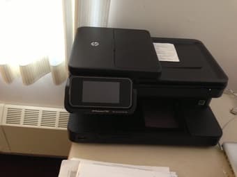 HP 7510E Printer - color, air print enabled, individual cartridges $80 1