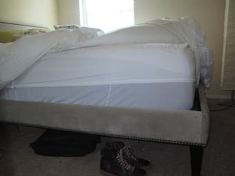 West Elm Bedframe + Headboard + Mattress 3