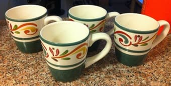 4-place setting Stoneware Dinnerware - $20 1