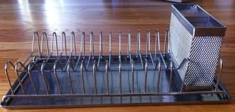 Compact stainless-steel Dish Rack - $10 1