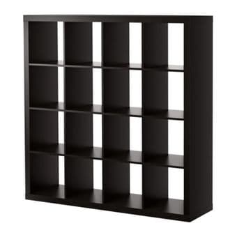Instant Saving! EXPEDIT Shelving unit+desk, black-brown - $120 1