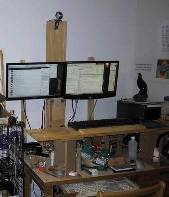 Standing desk setup - $20 1
