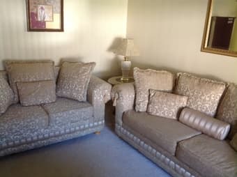 Moving sale - sofa and love seat set 1