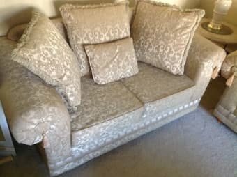 Moving sale - sofa and love seat set 3