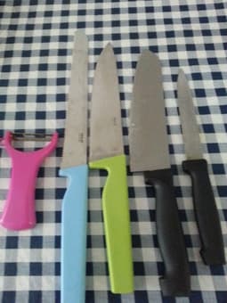 knives, strainer,cheese grater,coffee maker 1