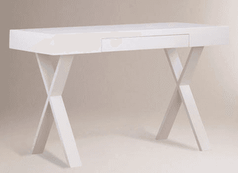 Clean, Simple, Beautiful white desk 1