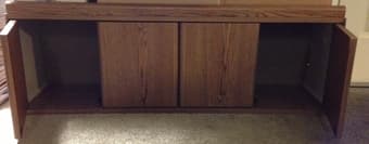 4-door wood cabinet, Ionic hair dryer, hoover vacuum cleaner 3