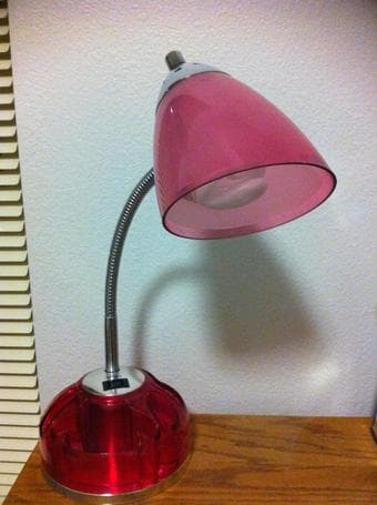 Pink desk lamp - $10 1