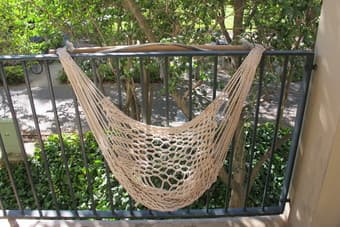 Bathroom rack, hammock swing, Pottery barn slipcover, wine fridge 3
