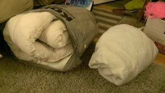 Luggage, kitchen items, DVDs, Bedding, etc 3