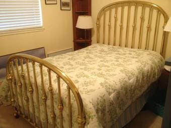Antique Victorian Heavy Brass Bed-Full Size 1