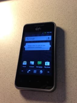 LG Optimus LS696 Elite - 1GB - Black (Virgin Mobile) Smartphone - $30 1