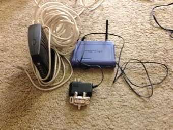 sale - bike helmet +lights+ bell, cable modem + wireless router, airwi 2