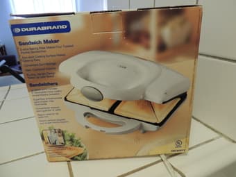 office lamp $4, toaster $5, sandwich maker $5 3