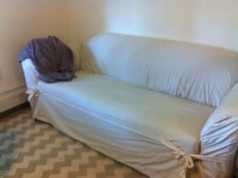 Canvas Couch Slipcover $20 1