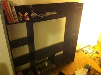 IKEA Mavas entertainment center, black - $25 2