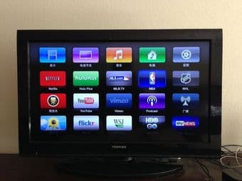 HDTV with TV unit and speaker system 1