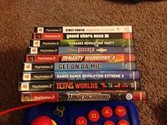 PS2+Games & Gamepads ($50) 2