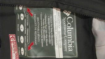 For sale: Columbia rain jacket 2