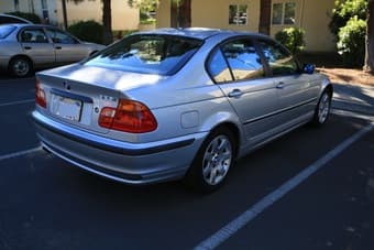 2001 BMW 325i Sedan, Low Miles, Silver/Black, Superb Condition 2
