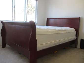 Bed ($200), mattress ($200), Carpet ($5), 1
