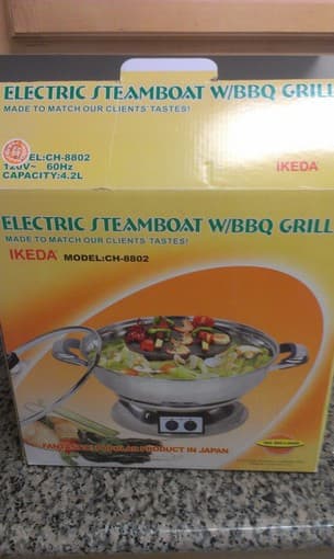Hotpot with grill, like new, $30 1