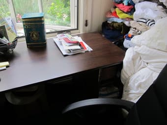 Moving sale! Ikea desk and chair, wine fridge 2