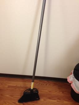 Trash can for $5 Broom for $5 obo 2