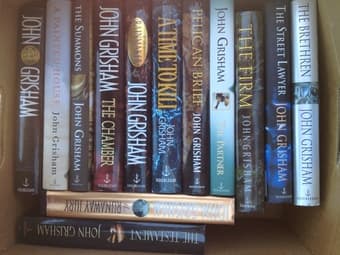 Grisham and Clancy Hardbacks 1