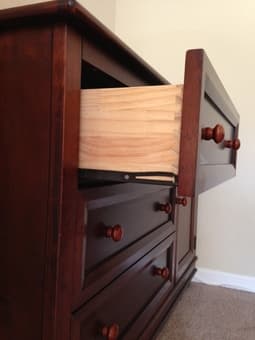 Chest of drawers, solid wood - $250 2