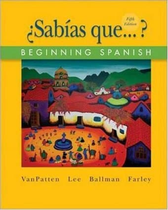 ¿Sabías que...?: Beginning Spanish (Spanlang 1/2/3 Textbook) 1