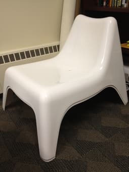 IKEA PS VAGO CHAIR & EKPLATS RUG FOR SALE 1