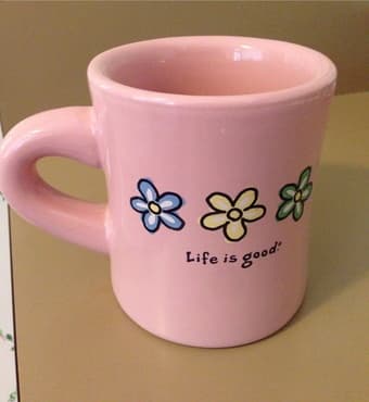 cute new pink mug $7 1