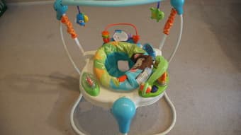 Like-new Fisher-Price Precious Planet Blue Sky Jumperoo 75$ 2