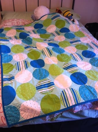 Quilt & Alarm Clock 1