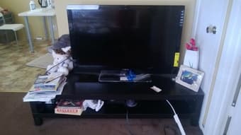 One year old IKEA TV Stand asking 30$ (original 120$) 1