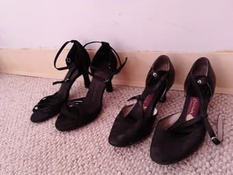 salsa and ballroom shoes 1
