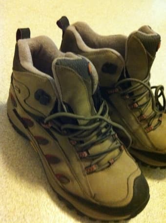 hiking boots, merrel, womans, size 8.5, $60 3