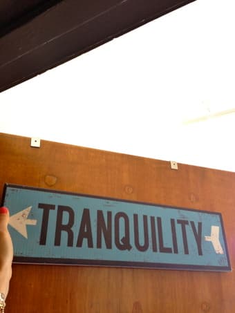 $10 "TRANQUILITY" Sign 1