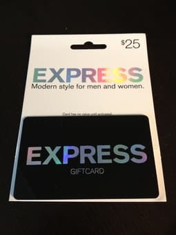 Selling $25 EXPRESS gift card for only $20 1