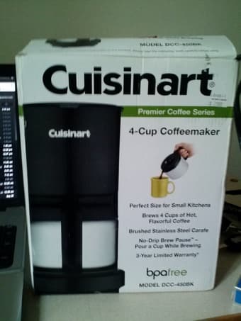 Cuisinart 4-Cup Coffeemaker: $25 OBO 2