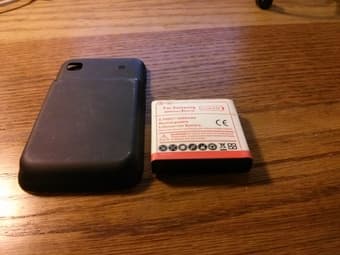 Samsung Galaxy S i9000 extended battery 1